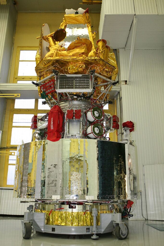 The EXPRESS-AM44 spacecraft.