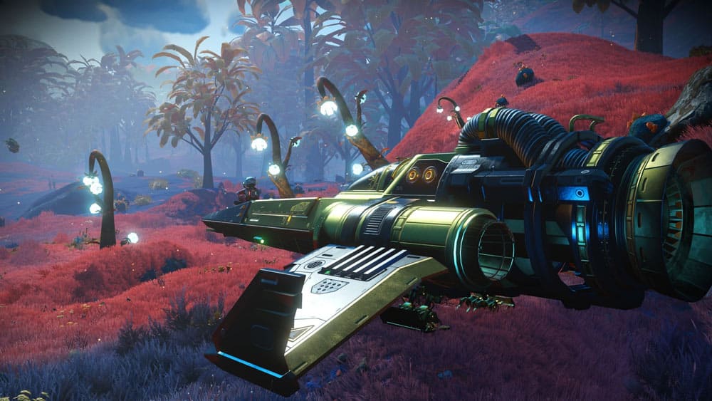 Screenshot of a fragment of the computer game No Man's Sky (2016).