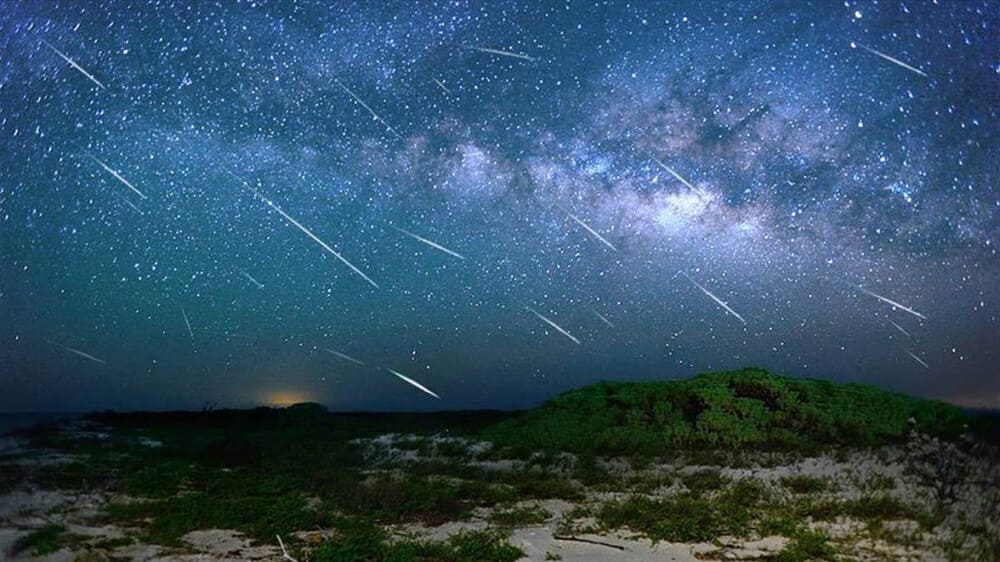 Delta Aquariids Meteor Shower lighting up the night sky