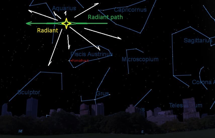 Delta Aquariids Meteor Shower lighting up the night sky